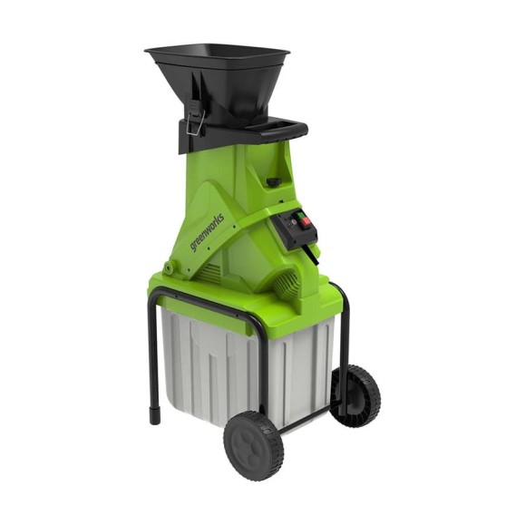 Садовый электрический измельчитель с контейнером GreenWorks GACSB 2206707 Садовый электрический измельчитель с контейнером GreenWorks GACSB 2206707