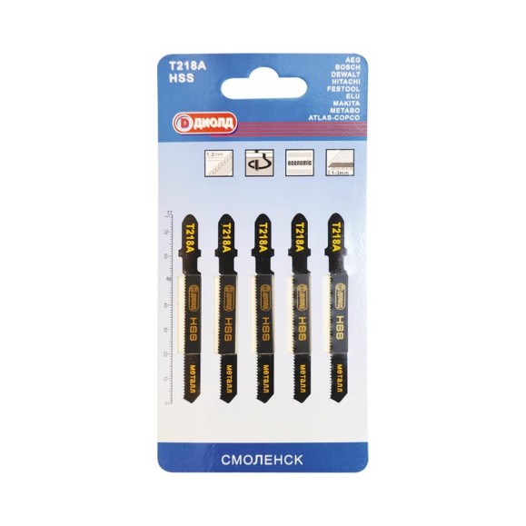 Пилки по металлу T 218 A 5 шт ДИОЛД 90062010