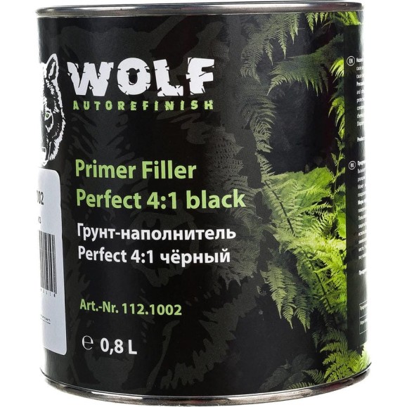 Грунт-наполнитель Wolf Perfect Filler 4:1, чёрный 112.1002 Грунт-наполнитель Wolf Perfect Filler 4:1, чёрный 112.1002