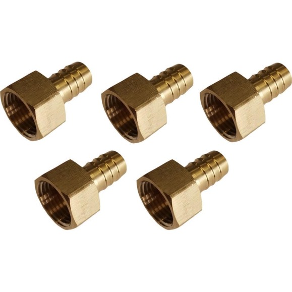 Штуцер для шлангов 1/2" ВР х 12 мм, 5 шт HG 1648093