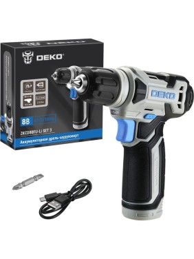 Аккумуляторная дрель-шуруповерт DEKO ZKCD80FU-Li SET 3 063-4128
