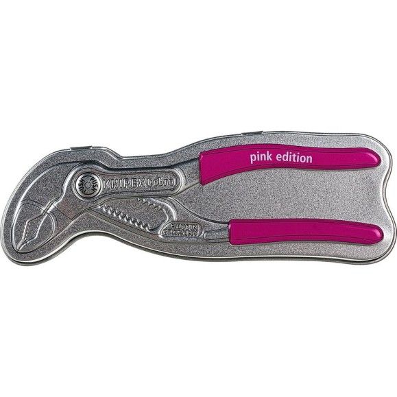 Переставные клещи KNIPEX COBRA с фиксатором, хром KN-8703125PEBK Переставные клещи KNIPEX COBRA с фиксатором, хром KN-8703125PEBK