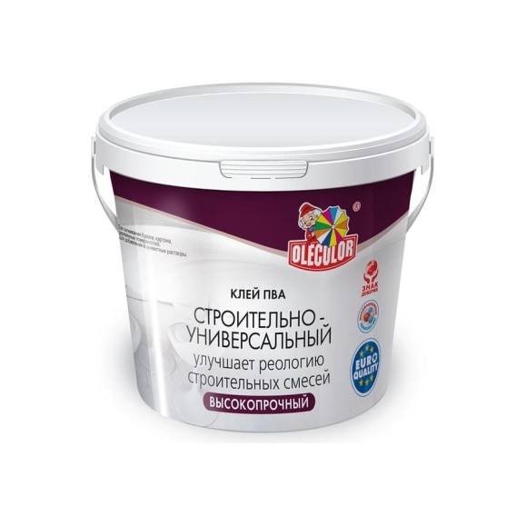 Строительно-универсальный клей ПВА OLECOLOR 0.75 кг 4300001970 Строительно-универсальный клей ПВА OLECOLOR 0.75 кг 4300001970
