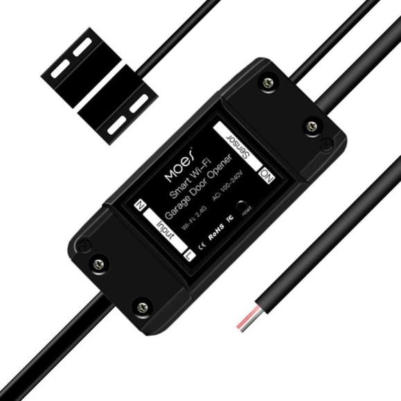 Умный открыватель гаражных дверей Moes Wi-Fi SMART GARAGE DOOR OPENER модели MS-102 Умный открыватель гаражных дверей Moes Wi-Fi SMART GARAGE DOOR OPENER модели MS-102