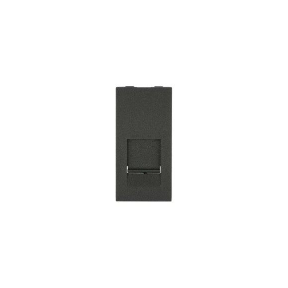 Накладка для телефонной/компьютерной розетки LK Studio RJ 45x22.5мм черный бархат LK45 853108-1 Накладка для телефонной/компьютерной розетки LK Studio RJ 45x22.5мм черный бархат LK45 853108-1