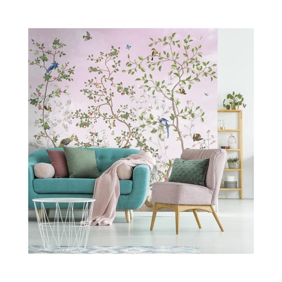 Фреска ООО Ортограф Blooming garden pink 3x3 м FX_33949
