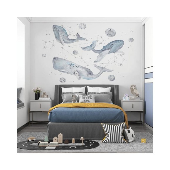 Фреска ООО Ортограф Moon whales 3x3 м FX_34150 Фреска ООО Ортограф Moon whales 3x3 м FX_34150
