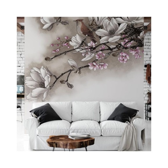 Фреска ООО Ортограф Magnolia gray 2x2.7 м FX_31643