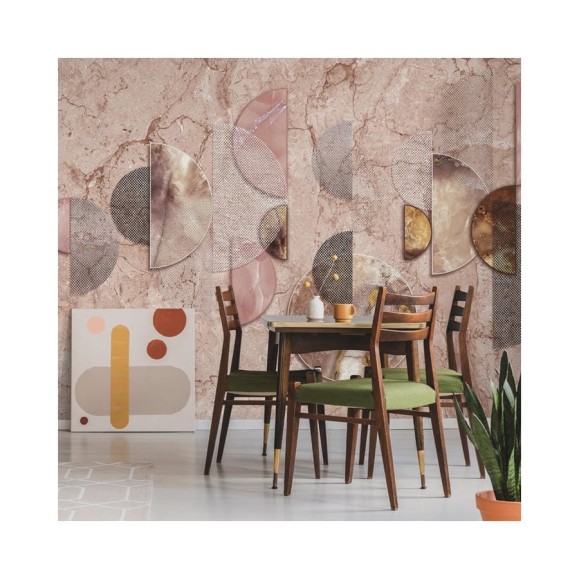 Фотообои ООО Ортограф Marble and geometry pink 2.99x3 м OF_33978