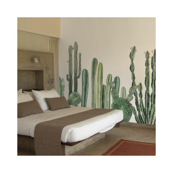 Фотообои ООО Ортограф Сactus watercolor 2.99x3 м OF_34345 Фотообои ООО Ортограф Сactus watercolor 2.99x3 м OF_34345