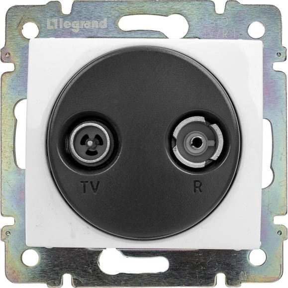 Розетка Legrand TV-FM Legrand Valena "звезда" белый 774432 Розетка Legrand TV-FM Legrand Valena "звезда" белый 774432