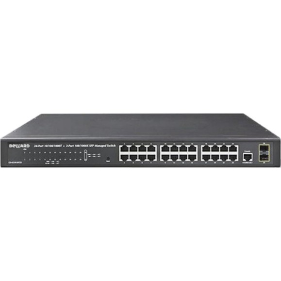 Управляемый коммутатор Beward GS-4210-24T2S 26 портов 00000008019 Управляемый коммутатор Beward GS-4210-24T2S 26 портов 00000008019