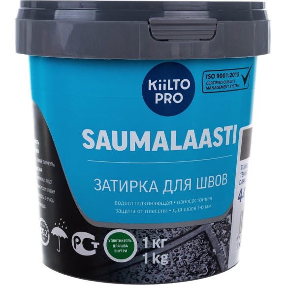Затирка KIILTO Saumalaasti 43, 1 кг, светло-серый T3584.001