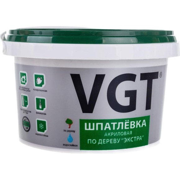 Шпаклевка по дереву Экстра Лиственница 1 кг VGT 11593639