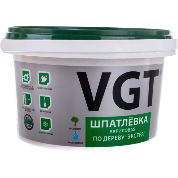 Шпаклевка по дереву Экстра Бук 1 кг 1/18 VGT 3158
