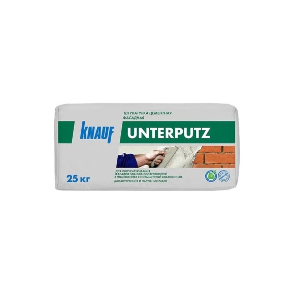 Штукатурка цементная Knauf Унтерпутц 25 кг 630727 Штукатурка цементная Knauf Унтерпутц 25 кг 630727