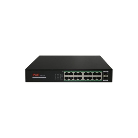 PoE коммутатор СomOnyx гигабитный, 16 PoE, 2 SFP CO-SWP16GFv2 200-016 PoE коммутатор СomOnyx гигабитный, 16 PoE, 2 SFP CO-SWP16GFv2 200-016