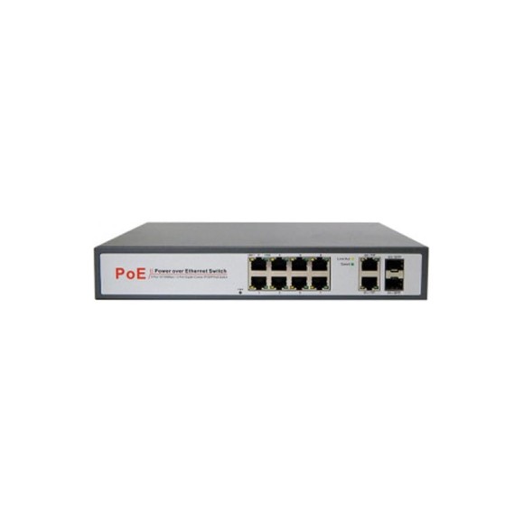 PoE коммутатор СomOnyx 8 PoE, 2 COMBO CO-SWP8Fv2 200-021