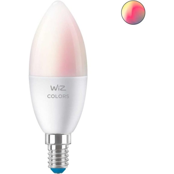 Лампа Wiz Wi-Fi BLE 40WC37E14922-65RGB1PF/6 929002448802 Лампа Wiz Wi-Fi BLE 40WC37E14922-65RGB1PF/6 929002448802