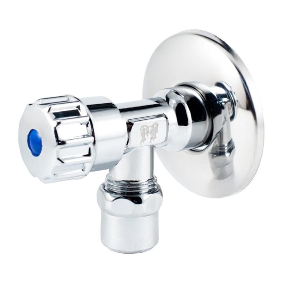 Угловой вентиль для бытовой техники PROFACTOR PF CHROME н/цанга 1/2 дюйма х 10мм PF BAV 362C Угловой вентиль для бытовой техники PROFACTOR PF CHROME н/цанга 1/2 дюйма х 10мм PF BAV 362C