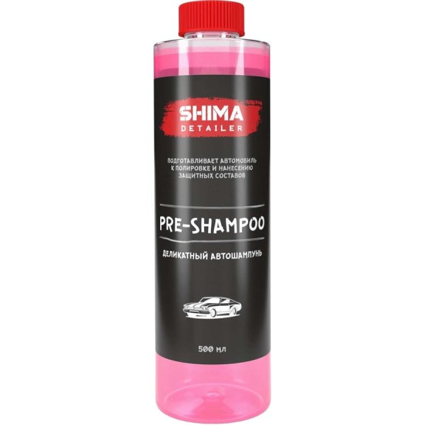 Автошампунь деликатный DETAILER PRE-SHAMPOO 500 мл SHIMA 4603740920155