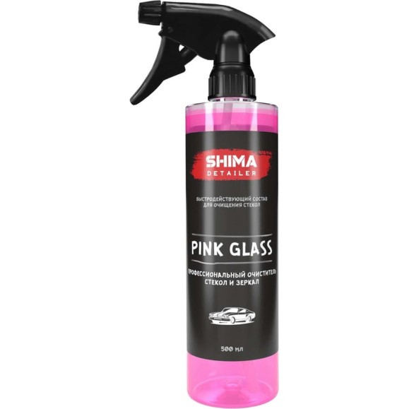 Очиститель стекол и зеркал SHIMA DETAILER PINK GLASS 500 мл 4603740920094