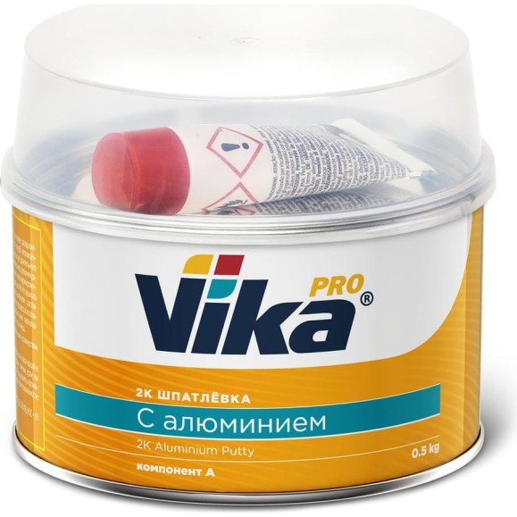 Шпатлевка VIKA PRO с алюминием, 0.5 кг О01985 Шпатлевка VIKA PRO с алюминием, 0.5 кг О01985