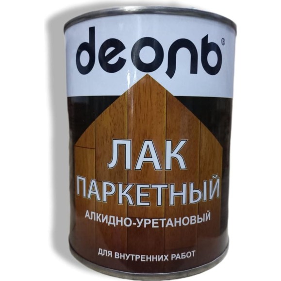 Лак паркетный Деоль глянцевый алкидно-уретановый 0.75 л 00030454 Лак паркетный Деоль глянцевый алкидно-уретановый 0.75 л 00030454