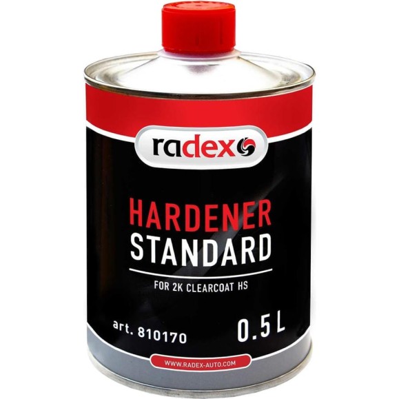Отвердитель для 2K HS прозрачного лака Radex (12302) RADEX стандартный, 0.5 л 810170