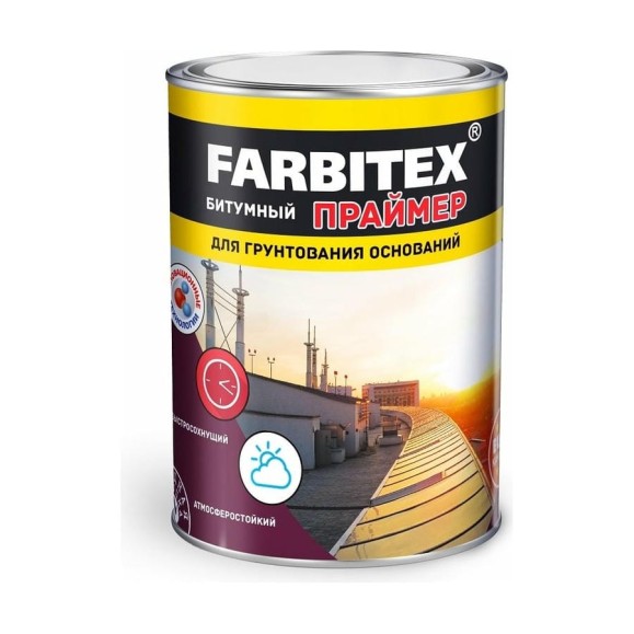 Битумный праймер Farbitex 7 кг 4300010213 Битумный праймер Farbitex 7 кг 4300010213