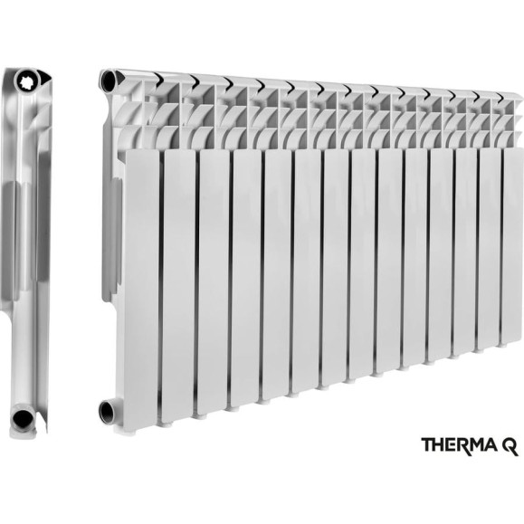 Алюминиевый радиатор МЕТАЛЛСЕРВИС THERMA Q1 500/80 14 секций 1223462 Алюминиевый радиатор МЕТАЛЛСЕРВИС THERMA Q1 500/80 14 секций 1223462