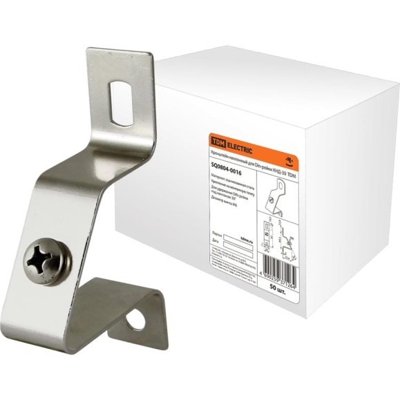 Кронштейн TDM ELECTRIC наклонный для Din-рейки КНД-30 SQ0804-0016 Кронштейн TDM ELECTRIC наклонный для Din-рейки КНД-30 SQ0804-0016