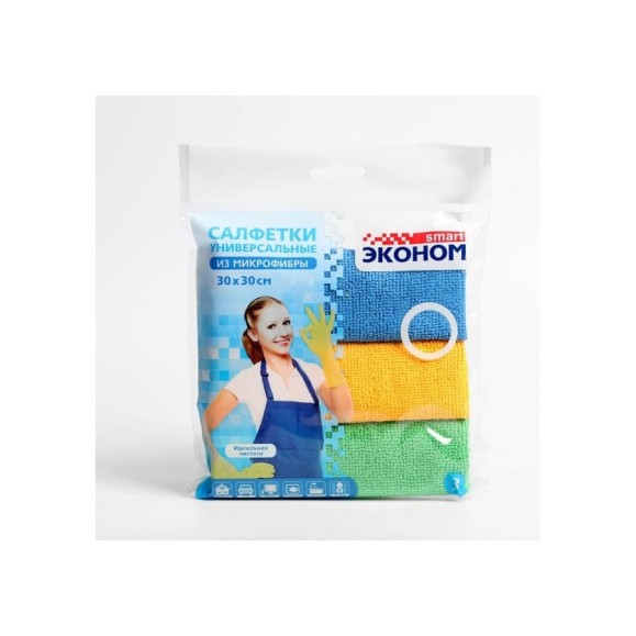 Салфетка из микрофибры SMART 30х30, №3 72430 Салфетка из микрофибры SMART 30х30, №3 72430