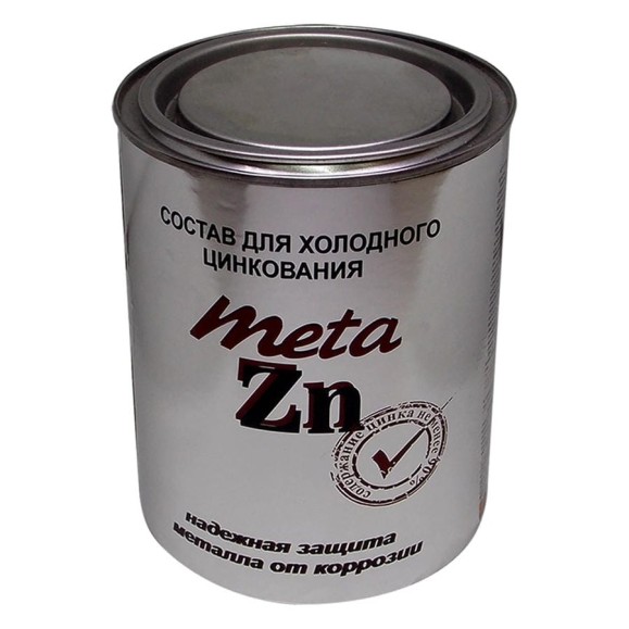 Цинконаполненная грунтовка Lakko антикоррозионная б/с "Meta Zn" холодное цинкование, серый, 1 л, Me1L Цинконаполненная грунтовка Lakko антикоррозионная б/с "Meta Zn" холодное цинкование, серый, 1 л, Me1L