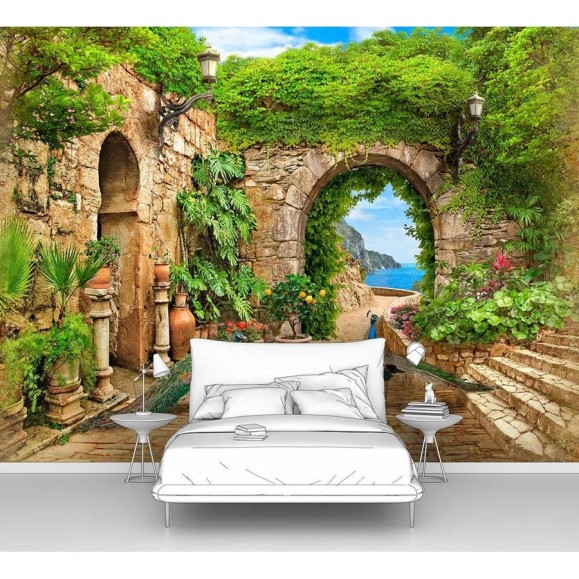 Фотообои город птицы Фотообои город птицы