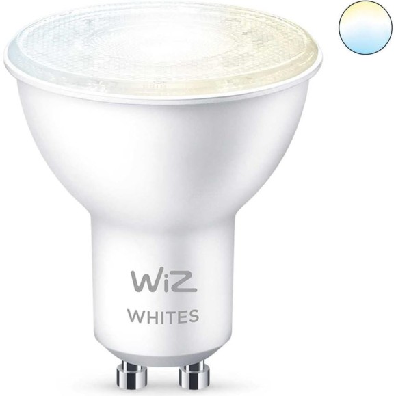Лампа Wiz Wi-Fi BLE 50W GU10 927-65 TW 1PF/6 929002448302 Лампа Wiz Wi-Fi BLE 50W GU10 927-65 TW 1PF/6 929002448302