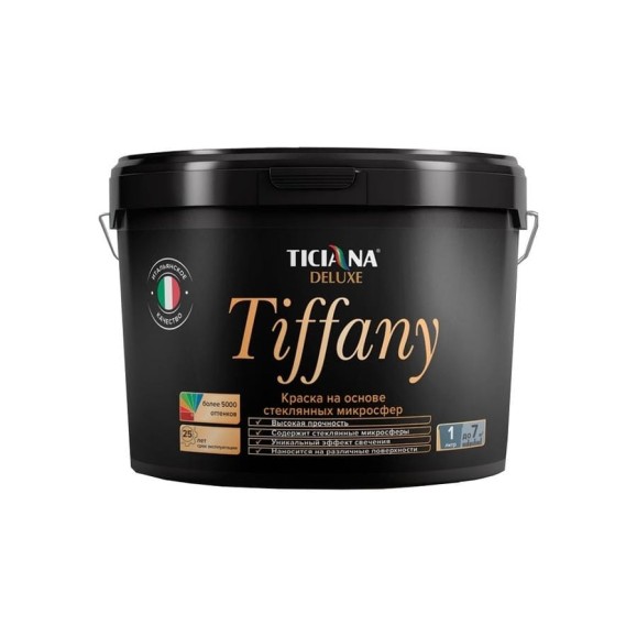 Акриловая краска Ticiana DeLuxe Tiffany на основе стеклянных микросфер 300 1 л 4300002754 Акриловая краска Ticiana DeLuxe Tiffany на основе стеклянных микросфер 300 1 л 4300002754