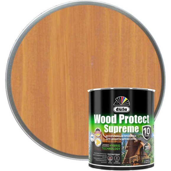 Пропитка Dufa WOOD PROTECT Supreme, сибирская лиственница 0.75 л МП00-008531