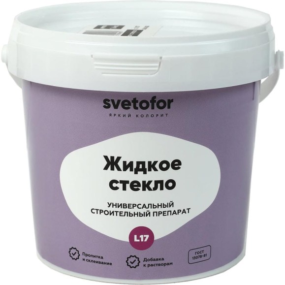 Жидкое стекло Светофор 1.4 кг 3011 Жидкое стекло Светофор 1.4 кг 3011
