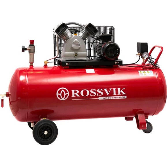 Поршневой компрессор Rossvik 420л/мин, 10бар, ресивер 200л, 380В/2,2кВт СБ4/С-200.LB30