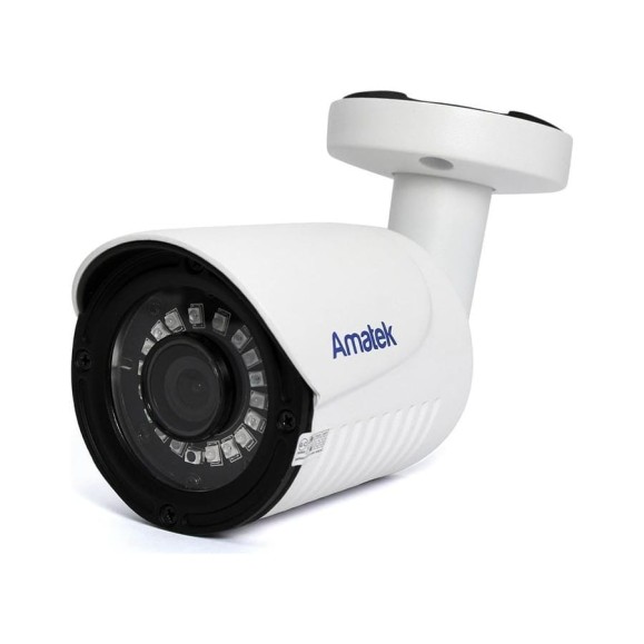 Уличная мультиформатная видеокамера Amatek AC-HS202S 2.8 mm с ИК подсветкой 7000678 Уличная мультиформатная видеокамера Amatek AC-HS202S 2.8 mm с ИК подсветкой 7000678