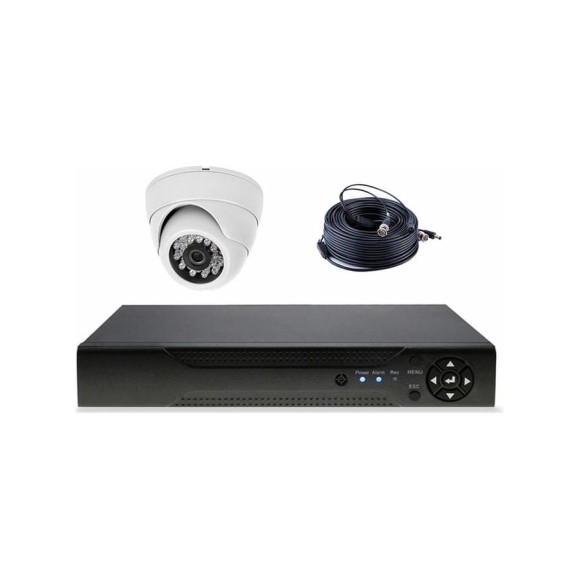 Комплект видеонаблюдения PS-link AHD 2Мп KIT-A201HD 1 камера для помещения 2992 Комплект видеонаблюдения PS-link AHD 2Мп KIT-A201HD 1 камера для помещения 2992