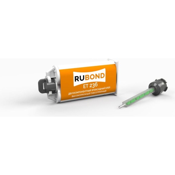 Двухкомпонентный эпоксидный клей Elastomeric Systems RUBOND ET 236 (высокопрочный; тиксотропный; 50 мл) 600610 Двухкомпонентный эпоксидный клей Elastomeric Systems RUBOND ET 236 (высокопрочный; тиксотропный; 50 мл) 600610