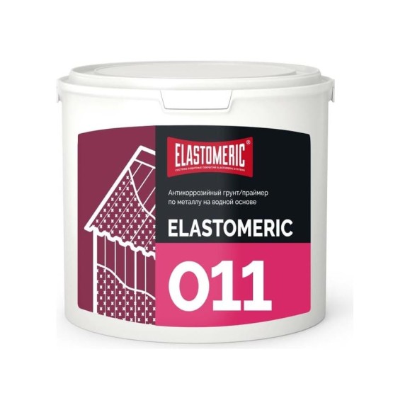 Антикоррозийная грунтовка по металлу Elastomeric Systems ELASTOMERIC 011 Rust 3 кг 0011003