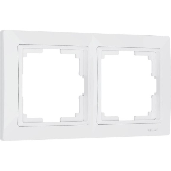 Рамка на 2 поста WERKEL W0022001 Snabb basic белый a051305 Рамка на 2 поста WERKEL W0022001 Snabb basic белый a051305