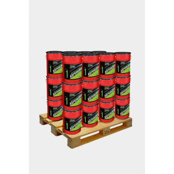 Мастика битумно-каучуковая СБС БИТУМ ПРОДУКТ (Жидкая резина), 21,5 л, 33 шт, BP-37