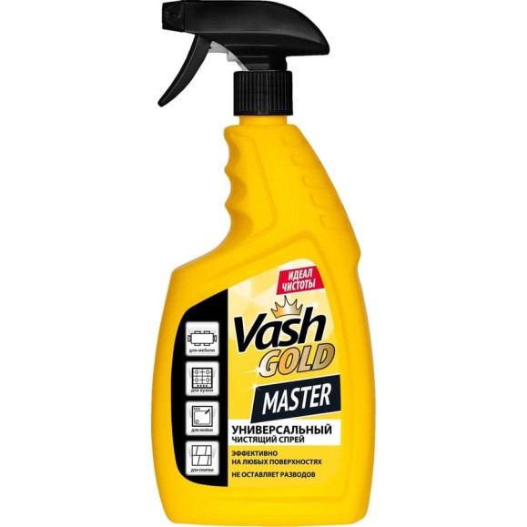Универсальный чистящий спрей VASH GOLD Master 750 мл 307024 Универсальный чистящий спрей VASH GOLD Master 750 мл 307024