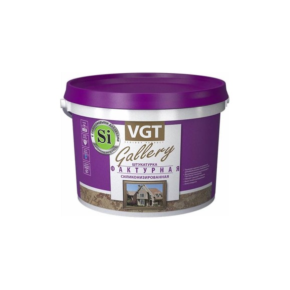 Фактурная штукатурка VGT силиконизированная, 25 кг 11607611 Фактурная штукатурка VGT силиконизированная, 25 кг 11607611
