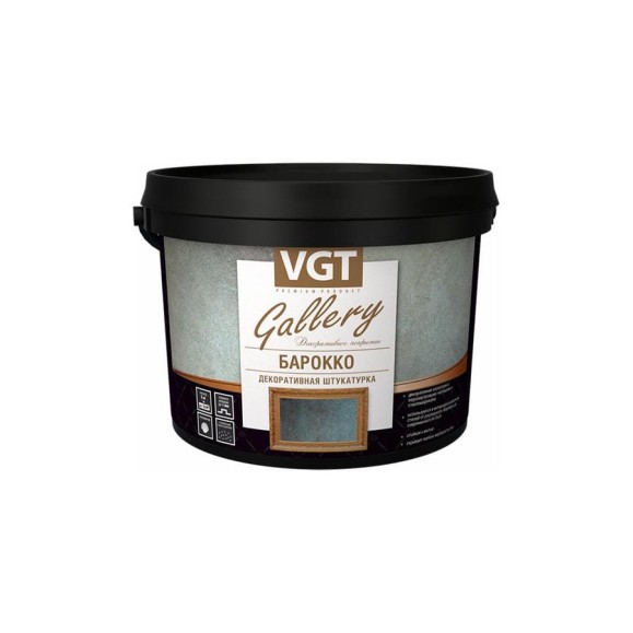 Декоративная штукатурка VGT Барокко 4 л, 5 кг 11607723 Декоративная штукатурка VGT Барокко 4 л, 5 кг 11607723