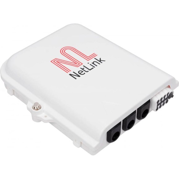 Проходной настенный бокс Netlink FTTH-08 внешний, герметичный УТ000001708